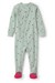 Carters Kız Bebek Fermuarlı Patikli Tulum Yeşil 1W136510
