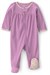 Carters Kız Bebek Fermuarlı Patikli Tulum Mor 1V246310