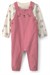 Carters Kız Bebek Kadife Uzun Kollu Tişört Salopet Takım Pembe 1W081910