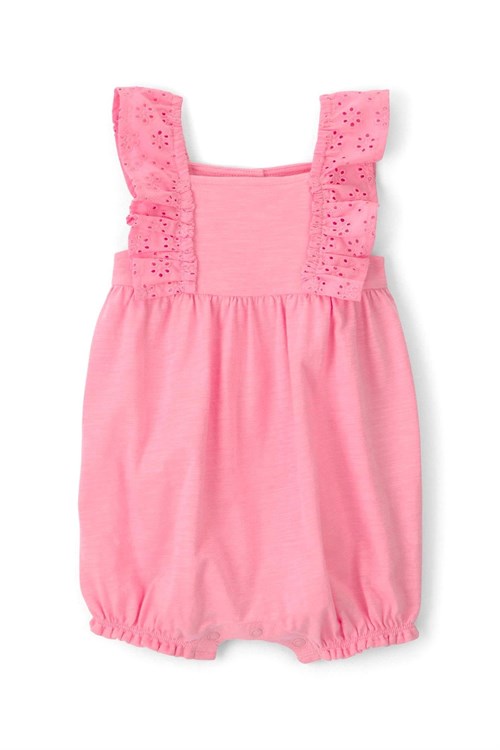 Carters Kız Bebek Kısa Tulum Pembe 1U542710