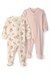 Carters Kız Bebek Layette 2li Fermuarlı Patikli Tulum Set Pudra 1V386310