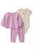 Carters Kız Bebek Layette 3lü Ceket Tayt Takım Lila 1V408710