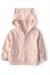 Carters Kız Bebek Layette 3lü Kapüşonlu Ceket Alt Takım Somon 1V418910