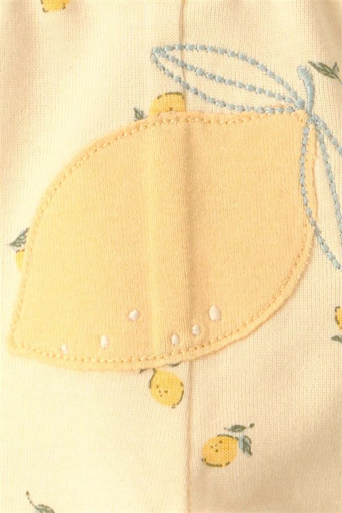 Carters Kız Bebek Layette 3lü Zıbın Takım Sarı 1U620010