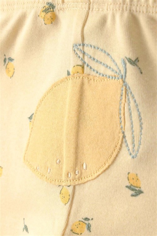 Carters Kız Bebek Layette 3lü Zıbın Takım Sarı 1U620010
