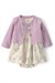 Carters Kız Bebek Layette Fırfırlı Elbise Ceket Takım Lila 1V406610