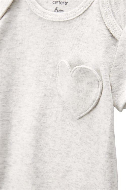 Carters Kız Bebek Layette Kısa Kollu 5li Body Set Renkli 1T100410