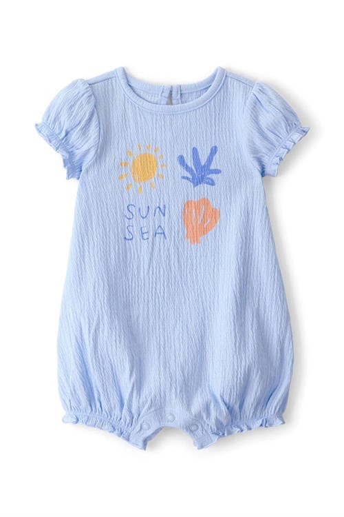 Carters Kız Bebek Layette Kısa Tulum Mavi 1U606710