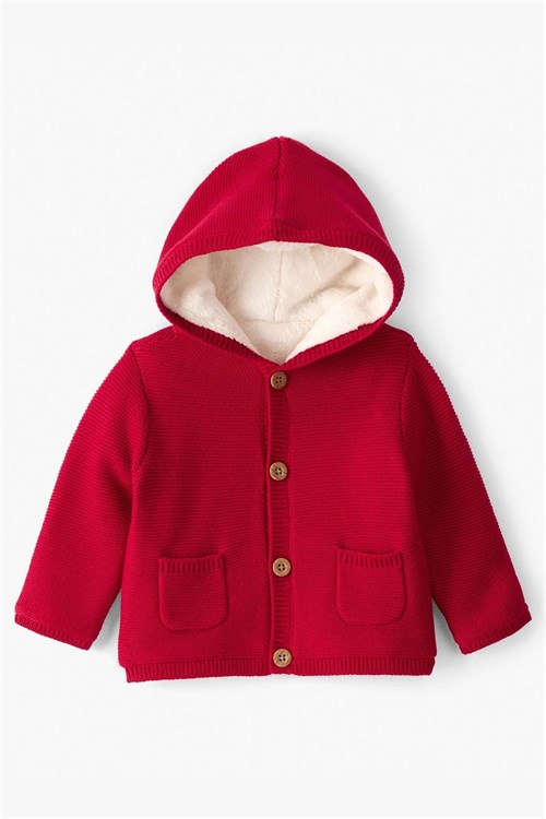 Carters Kız Bebek Örgü Hırka Kırmızı 1T900510