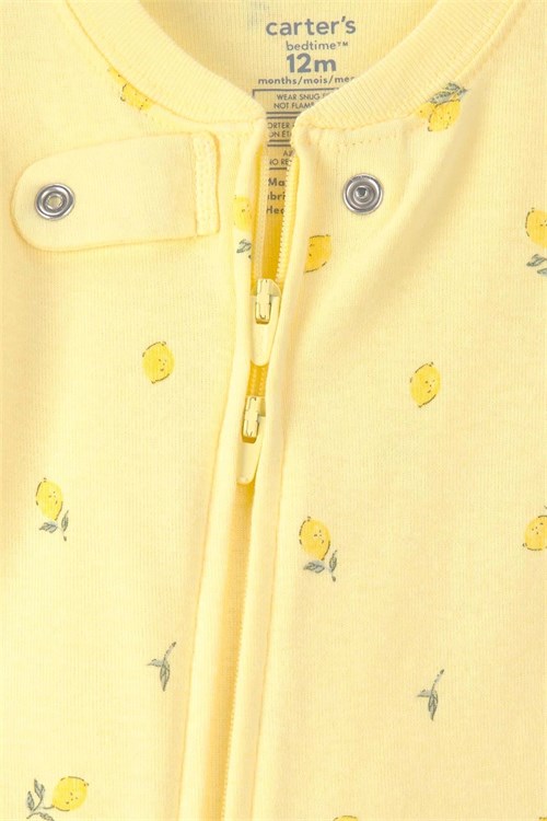 Carters Kız Bebek Patikli Uyku Tulumu Sarı 1U649610