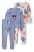 Carters Kız Çocuk 4lü Baskılı Pijama Takımı Mavi 2W129510