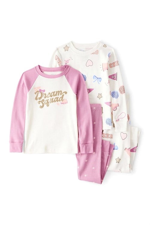 Carters Kız Çocuk 4lü Pijama Takımı Ekru 2T525210
