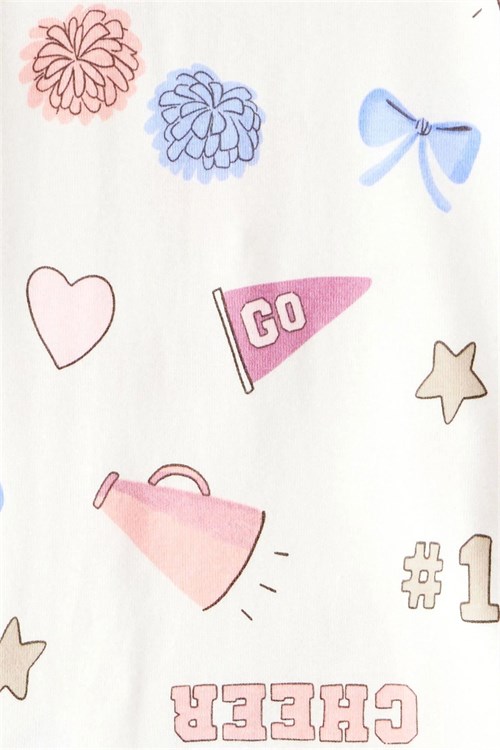 Carters Kız Çocuk 4lü Pijama Takımı Ekru 2T525210