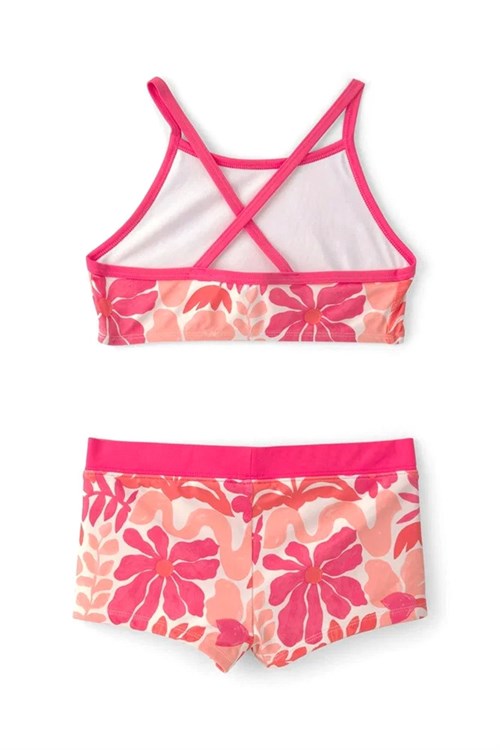 Carters Kız Çocuk Çiçek Desenli Güneş Koruyucu 3lü Mayo Takım Pembe 3U614710