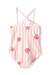 Carters Kız Çocuk Çizgili Fırfırlı Mayo Pudra 3U614110