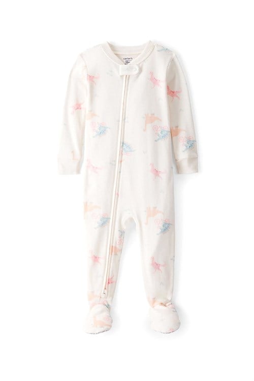 Carters Kız Çocuk Desenli Uyku Tulumu Ekru 2T544110