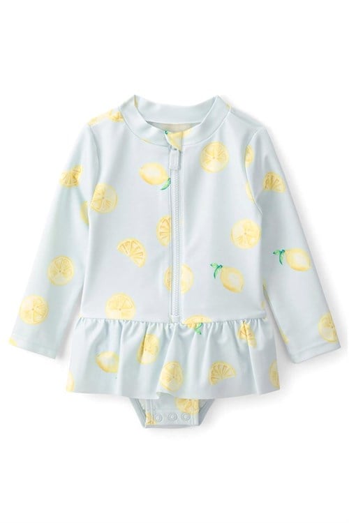 Carters Kız Çocuk Güneş Koruyucu Uzun Kollu Mayo Renkli 1U650110