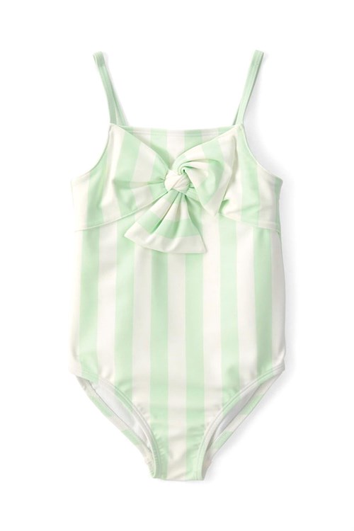 Carters Küçük Kız Çocuk Çizgili Mayo Yeşil 2U580510