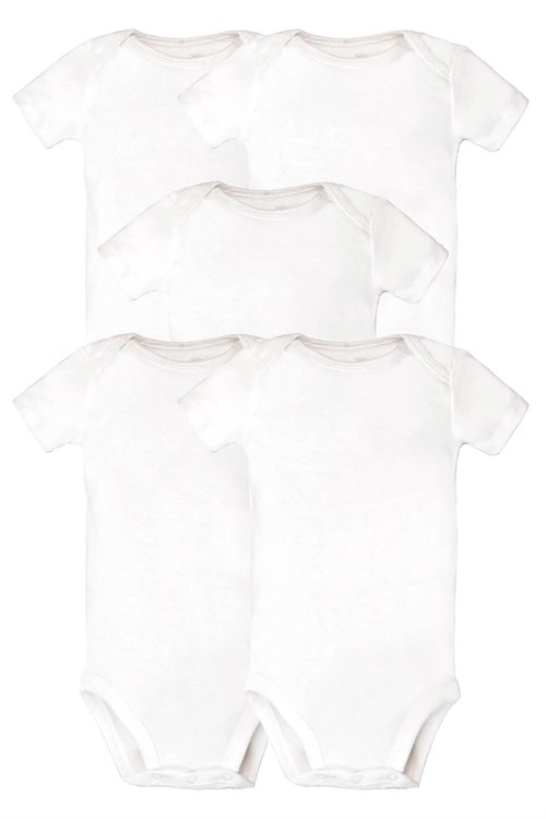 Carters Layette Bebek Kısa Kol 5li Body Set Beyaz 1L930510