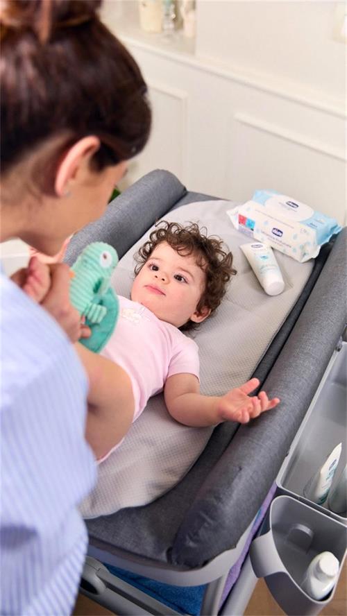 Chicco Cuddle & Bubble Bebek Küveti Gri Melanj