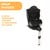 Chicco Oneseat 0/36 Kg Dönebilen Oto Koltuğu Siyah