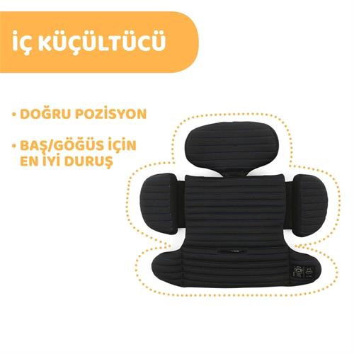 Chicco Oneseat 0/36 Kg Dönebilen Oto Koltuğu Siyah