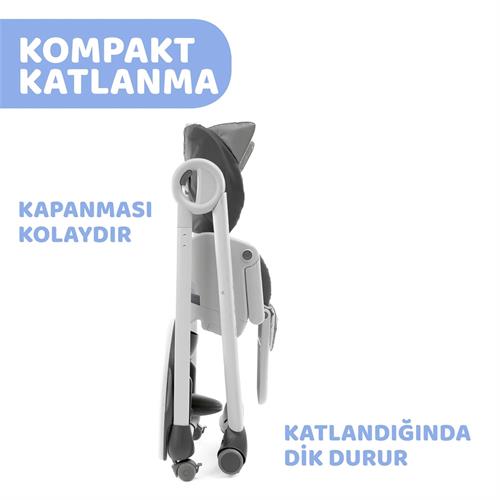 Chicco Polly 2 Start Bebek Süslü Tavuk Mama Sandalyesi Turuncu 