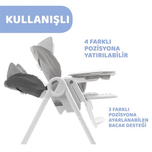 Chicco Polly 2 Start Bebek Süslü Tavuk Mama Sandalyesi Turuncu 