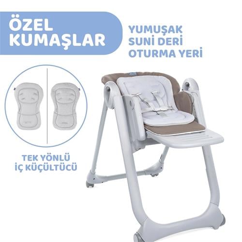 Chicco Polly Magic Mama Sandalyesi Kahverengi