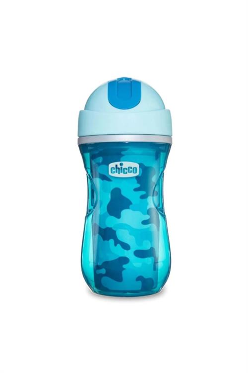 Chicco Sport Cup Isı Yalıtımlı Spor Pipetli Bardak 266 ml(14 Ay+) Erkek 69912