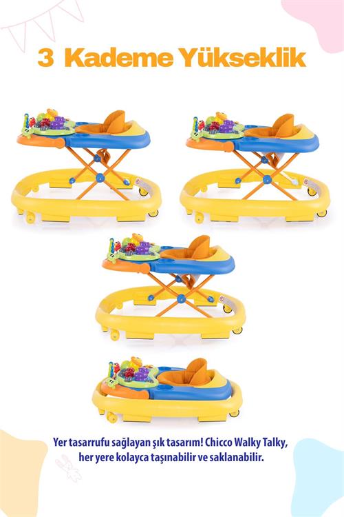 Chicco Walky Talky Baby Yürüteç Sunny