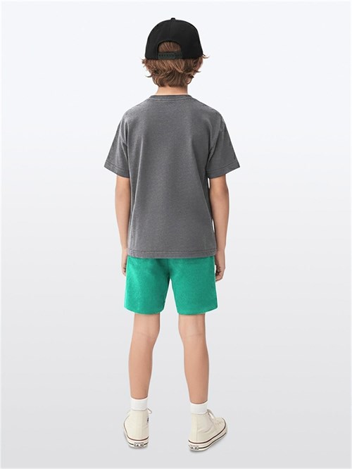 Denokids Erkek Çocuk Dino Spray Tişört Şort Takım CFF-26Y1-045