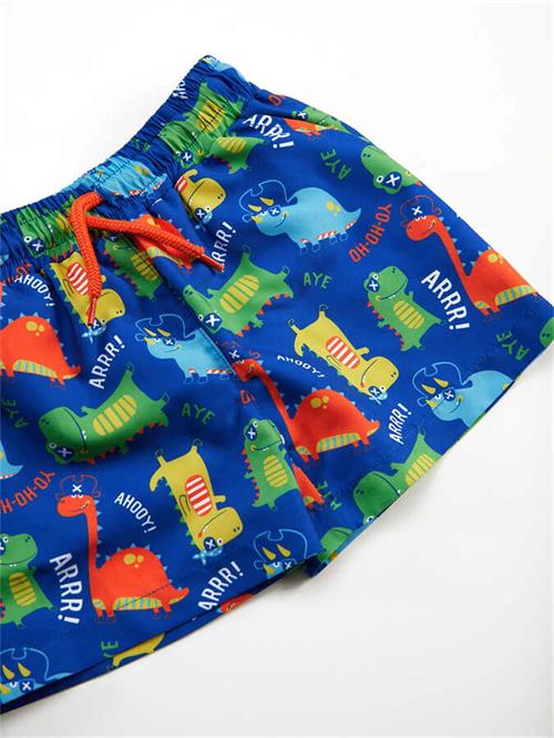 Denokids Erkek Çocuk Dinozor Deniz Şortu Mayo Lacivert CFF-23Y2-007