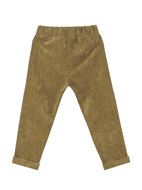 Denokids Erkek Çocuk Fitilli Kadife Pantolon Haki CFF-24S1-051