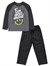 Denokids Erkek Çocuk Fun Days Çizgili Pantolon Üst Takım Antrasit CFF-26S1-021
