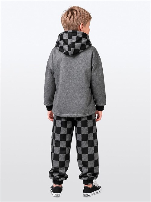 Denokids Erkek Çocuk Keep Smile Eşofman Takımı Antrasit CFF-26S1-013