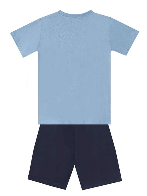 Denokids Erkek Çocuk Kepçe İşte Tişört Şort Takım MS-24Y1-030