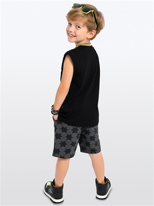 Denokids Erkek Çocuk Out Of World Tişört Şort Takım CFF-26Y1-103