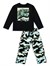 Denokids Erkek Çocuk Rawr Dinozorlu Alt Üst Takım Siyah CFF-26S1-015