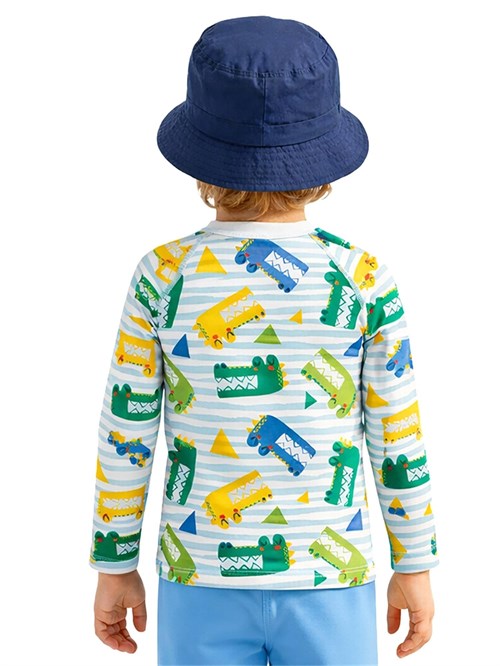Denokids Erkek Çocuk UV Korumalı Timsah Mayo Tişört CFF-26Y1-117
