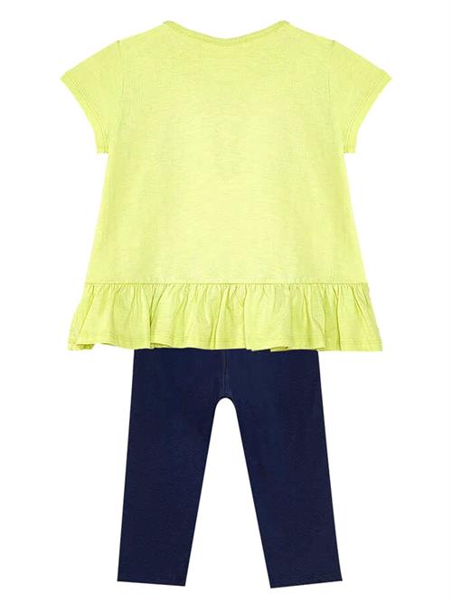 Denokids Kız Çocuk Arı Sinek Kuşu Tişört Tayt Takım MS-24Y1-092