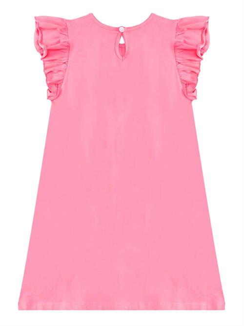 Denokids Kız Çocuk Ayıcıklar Elbise Pembe CFF-24Y1-017