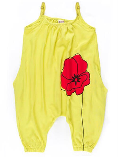 Denokids Kız Çocuk Gelincik Tulum Ms-19Y1-158