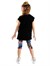 Denokids Kız Çocuk Good Vibes Tunik Tayt Takım Ms-23Y1-020