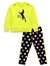 Denokids Kız Çocuk Unicorn Puantiyeli Tayt Sweatshirt Takım Fıstık Yeşili CFF-26S1-069