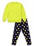 Denokids Kız Çocuk Unicorn Puantiyeli Tayt Sweatshirt Takım Fıstık Yeşili CFF-26S1-069