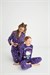 Denokids Kız Çocuk  Uzun Kol Pamuklu Pijama Takımı Mor DM09-ROZ-61
