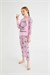 Denokids Kız Çocuk Uzun Kol Pamuklu Pijama Takımı Pembe DM09-ROZ-51