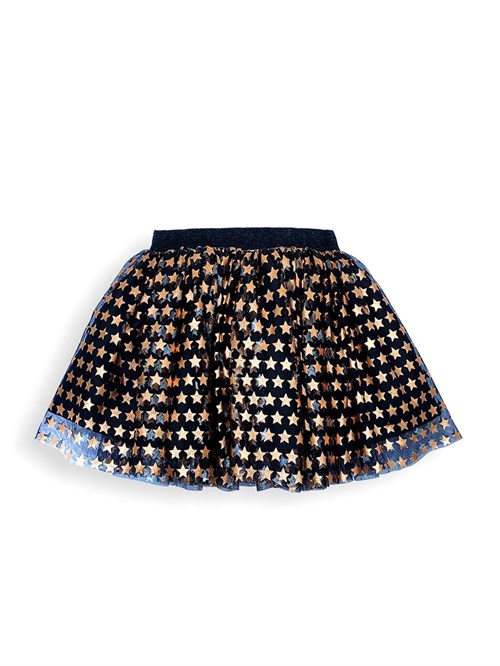 Denokids Kız Çocuk Yıldız Siyah Tüllü Tütü Etek Siyah CFF-25S1-035