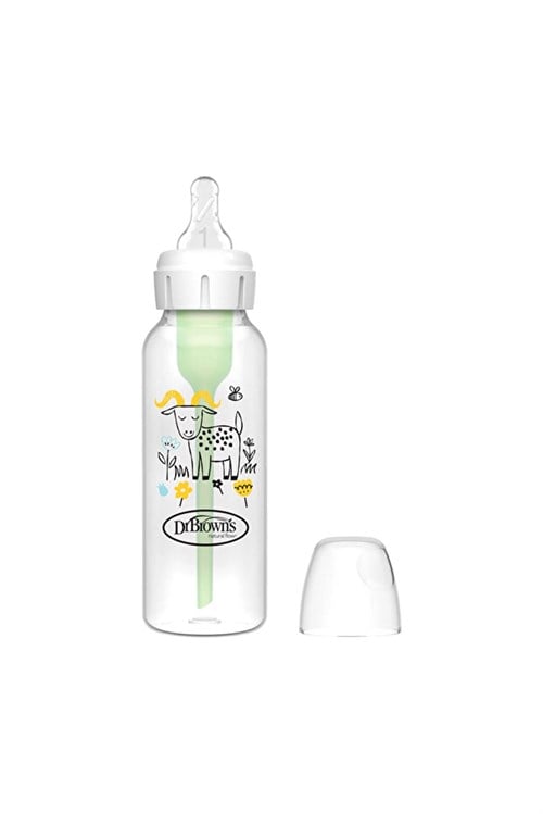 Dr. Brown’s Keçi Desenli Antikolik Options Dar Ağız PP Biberon 250ml 81107